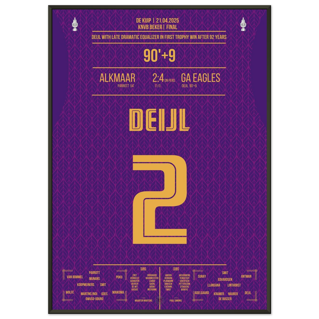 Deijl’s last-gasp heroics deliver historic cup glory after 92 years