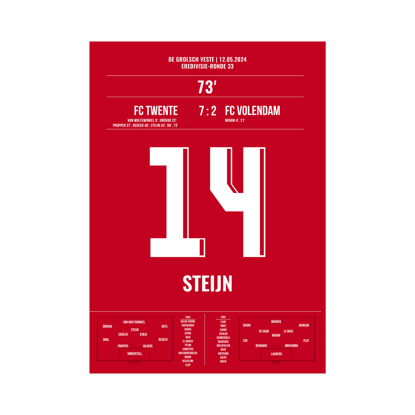 Sem Steijn's Stunning Goal Against Feyenoord